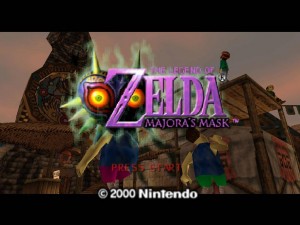 Majora's Mask Title Screen MM Title Screen