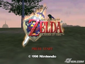 Ocarina of Time Title Screen OOT Title Screen