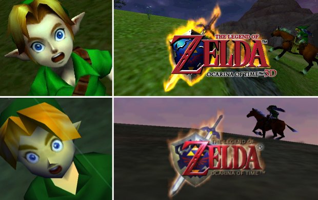 wind waker ocarina of time map comparison