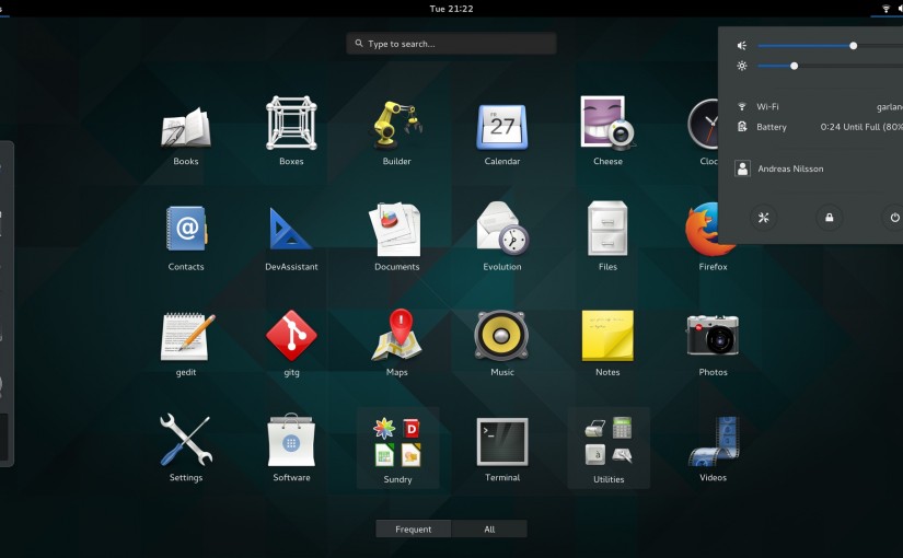 GNOME 3.16 visuals